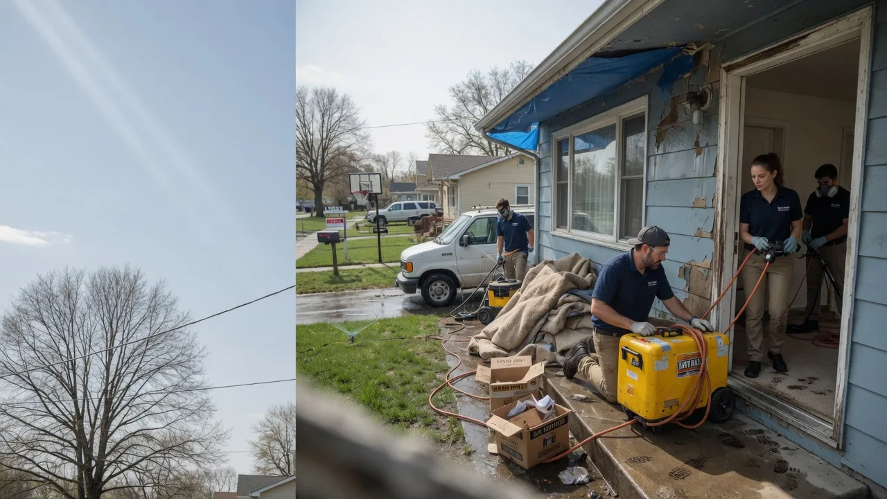 Basement Flood Cleanup in Eola, IL near me